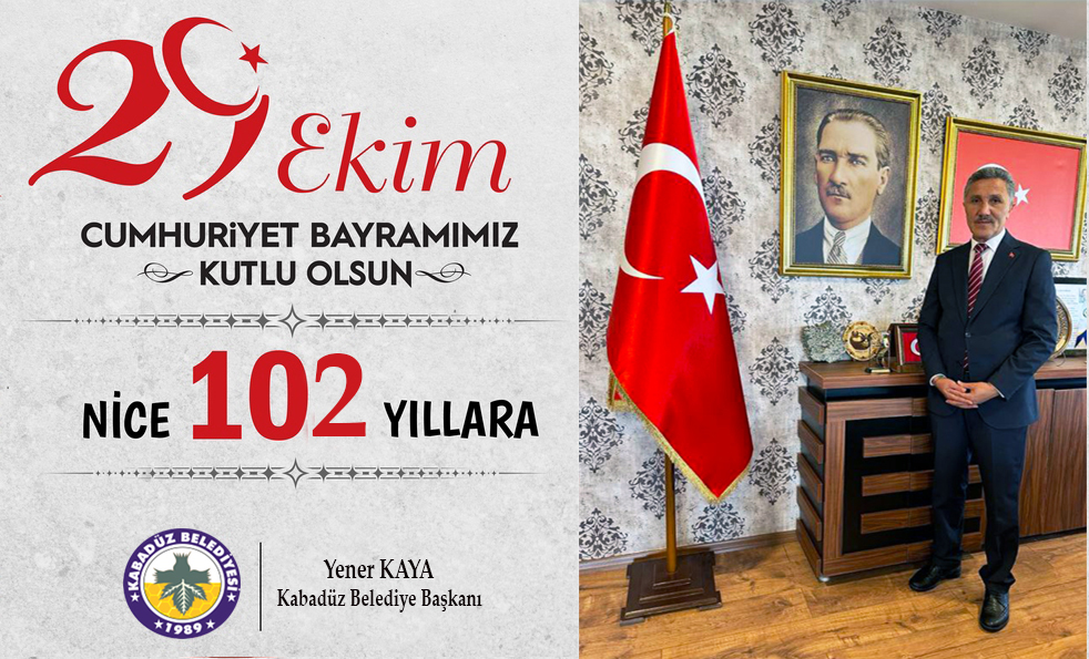 Cumhuriyetimizin 102. Yılı Kutlu Olsun