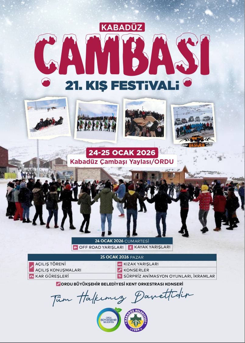 21. Çambaşı Kar Festivalimize herkesi bekliyoruz.
